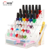 Retail Shop Acrylic Cosmetic Nail Polish Display Shelf To Meet Our Clients Custom Needs For The Beauty Display Industry